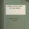 A Bird's-Eye View Of The Bible