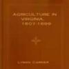 Agriculture In Virginia, 1607-1699