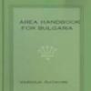 Area Handbook For Bulgaria