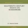 Eighteenth Century Essays On Shakespeare