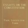 Essays On The Constitution Of The United States