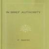 In Brief Authority