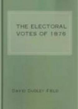 The Electoral Votes Of 1876
