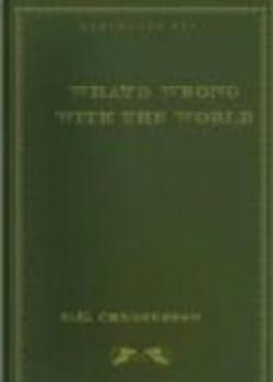 What's Wrong With The World